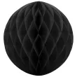 dekoracja honeycomb kula czarna 10 cm