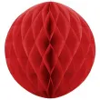 dekoracja honeycomb kula czerwona 10 cm
