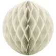 dekoracja honeycomb kula kremowa jasna 30 cm