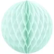 dekoracja honeycomb kula mietowa jasna 10 cm