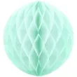 dekoracja honeycomb kula mietowa jasna partydeco 20 cm