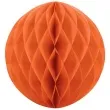 dekoracja honeycomb kula pomaranczowa 30 cm