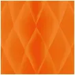 dekoracja honeycomb kula pomaranczowy partypal 10 cm