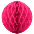 dekoracja honeycomb kula rozowa ciemna 40 cm