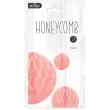 dekoracja honeycomb kula rozowy jasny partypal 20 cm