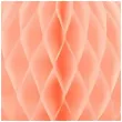 dekoracja honeycomb kula rozowy zloty partypal 40 cm
