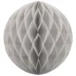 dekoracja honeycomb kula szara 30 cm