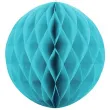 dekoracja honeycomb kula turkusowa jasna 30 cm