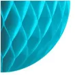 dekoracja honeycomb kula turkusowa partydeco 10cm