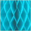 dekoracja honeycomb kula turkusowa partydeco 10cm
