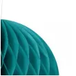dekoracja honeycomb kula turkusowy ciemny partydeco 10 cm