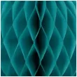 dekoracja honeycomb kula turkusowy ciemny partydeco 10 cm