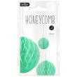 dekoracja honeycomb kula turkusowy partypal 10 cm