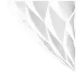 dekoracja honeycomb serce biala folat 30 cm