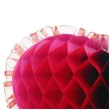 dekoracja honeycomb serce bordowa 45 cm funny fashion