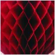 dekoracja honeycomb serce bordowa 45 cm funny fashion