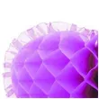 dekoracja honeycomb serce fioletowa 45 cm funny fashion