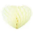 dekoracja honeycomb serce kremowa 45 cm funny fashion