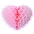dekoracja honeycomb serce rozowa 45 cm funny fashion