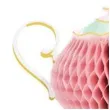 dekoracja honeycomb tea party czajnik rozowa godan