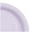 dekoracja jednorazowa zastawa stolowa talerzyki papierowe monokolor lawendowe 18 cm 6 szt