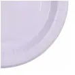 dekoracja jednorazowa zastawa stolowa talerzyki papierowe monokolor lawendowe 18 cm 6 szt