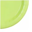 dekoracja jednorazowa zastawa stolowa talerzyki papierowe monokolor zielone jasne 23 cm 6 szt