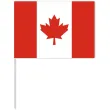 dekoracja kartonowa flaga na patyczku kanada 40 cm