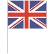 dekoracja kartonowa flaga wielka brytania niebiesko czerwona 40 cm