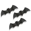 dekoracja kartonowa nietoperze 3d na zylkach czarna 40 cm 3 szt