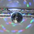 dekoracja kula dyskotekowa disco srebrna boland 20 cm