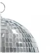 dekoracja kula dyskotekowa disco srebrny partydeco 20 cm
