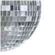 dekoracja kula dyskotekowa disco srebrny partydeco 20 cm