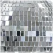 dekoracja kula dyskotekowa disco srebrny partydeco 20 cm