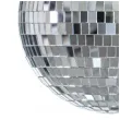 dekoracja kula dyskotekowa disco srebrny partydeco 40 cm