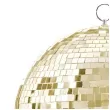 dekoracja kula dyskotekowa disco zloty partydeco 20 cm