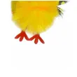 dekoracja kurczaki przepiorki zolty arpex 3 cm 4 szt