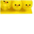 dekoracja kurczaki zolte 4 cm arpex 12 szt