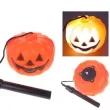 dekoracja lampion halloween dynia led pomaranczowa 7 7