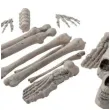 dekoracja ludzkie kosci biale carnival toys 12 szt