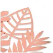 dekoracja lustrzane liscie rose gold dekolo 21 szt