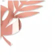 dekoracja lustrzane liscie rose gold dekolo 21 szt