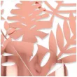 dekoracja lustrzane liscie rose gold dekolo 21 szt
