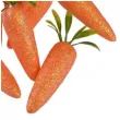 dekoracja marchewki male oranz brokatowy arpex 15 szt