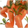 dekoracja marchewki male oranz brokatowy arpex 15 szt