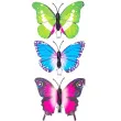 dekoracja motyle z klipsem mix 7 5 cm 3 szt