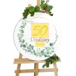 dekoracja na 18 30 40 50 60 70 80 90 urodziny tablica powitalna eukaliptus beauty personalizacja