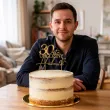 dekoracja na 18 30 40 50 60 70 80 90 urodziny topper na tort personalizacja imie zloty