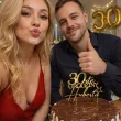 dekoracja na 18 30 40 50 60 70 80 90 urodziny topper na tort personalizacja imie zloty