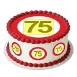 dekoracja na 18 30 40 50 60 70 urodziny oplatek na tort traffic birthday personalizacja 1 8